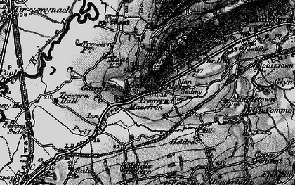Old map of Yewtree Ho in 1897