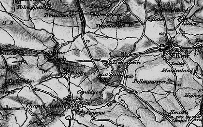 Old map of Trewethern in 1895