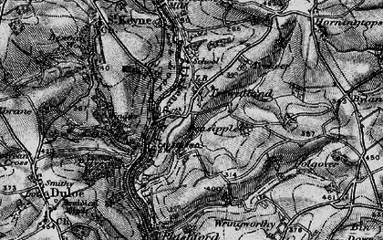 Old map of Trewidland in 1896