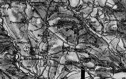 Old map of Westdown Wood in 1896