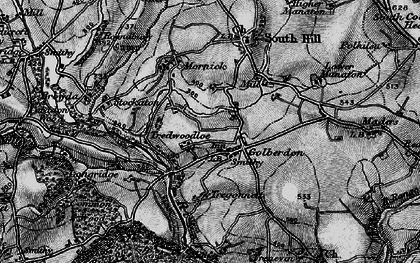 Old map of Trewoodloe in 1896