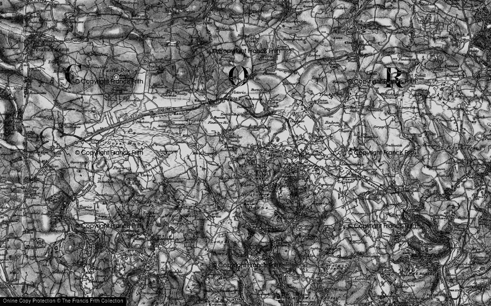 Old Map of Trezaise, 1895 in 1895