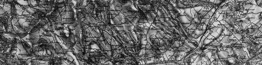 Old map of Trezelah in 1895