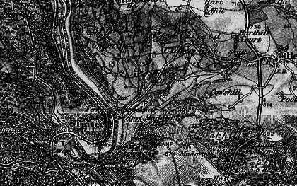 Old map of Triangle in 1897