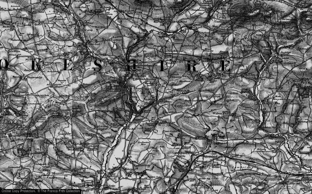 Old Map of Triffleton, 1898 in 1898
