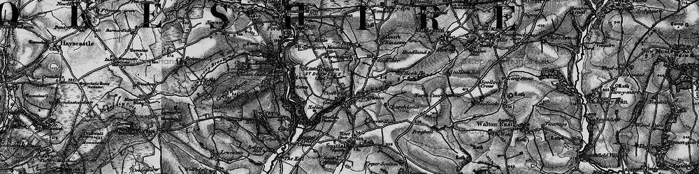 Old map of Triffleton in 1898