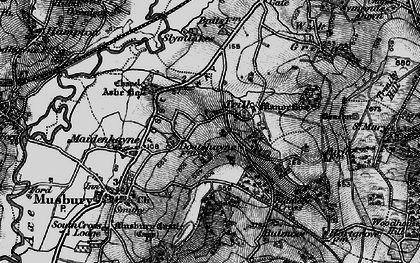 Old map of Trill in 1898