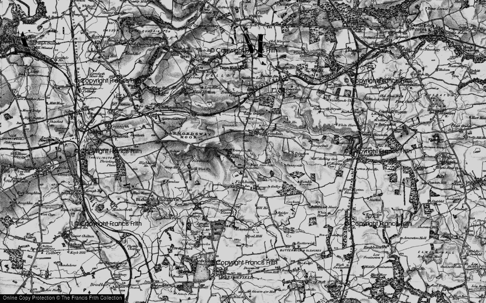 Old Map of Trimdon, 1898 in 1898