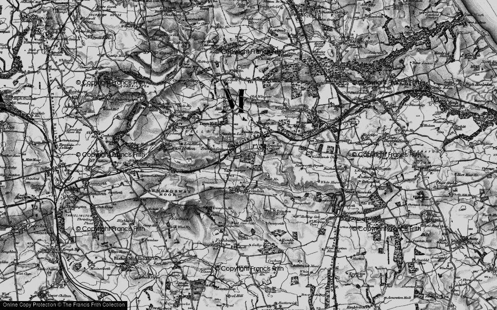 Old Map of Trimdon Grange, 1898 in 1898