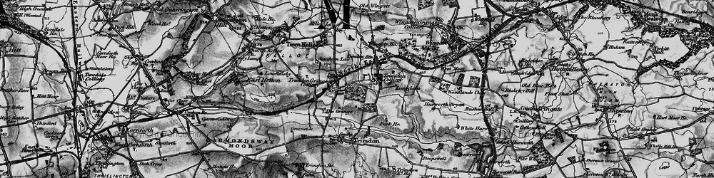 Old map of Trimdon Grange in 1898