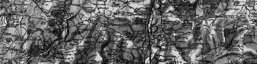 Old map of Bursteads in 1896