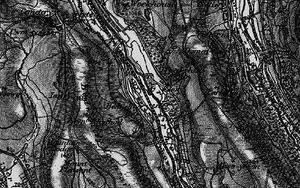 Old map of Troearhiwgwair in 1897