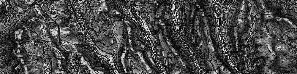 Old map of Troearhiwgwair in 1897