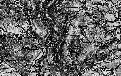 Old map of Troedrhiwdalar in 1898