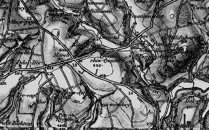 Old map of Troedrhiwffenyd in 1898