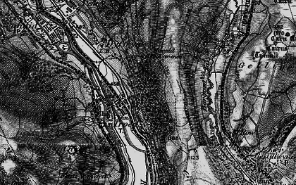 Old map of Bargod Taf in 1898