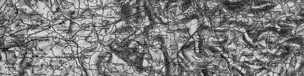 Old map of Troon in 1896