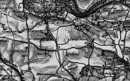 Old map of Trooper's Inn in 1898