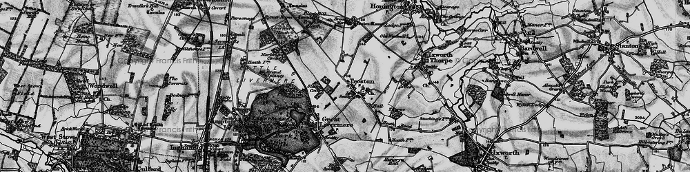 Old map of Troston in 1898