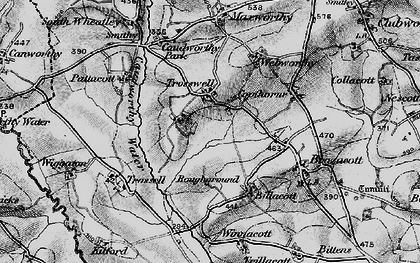 Old map of Troswell in 1895