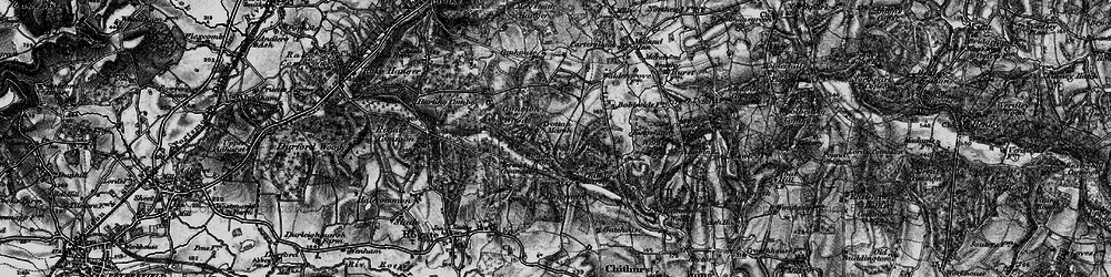 Old map of Trotten Marsh in 1895