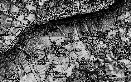 Old map of Trottiscliffe in 1895