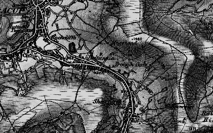 Old map of Trough Gate in 1896