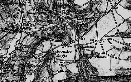 Old map of Trow in 1897