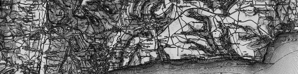 Old map of Trow in 1897