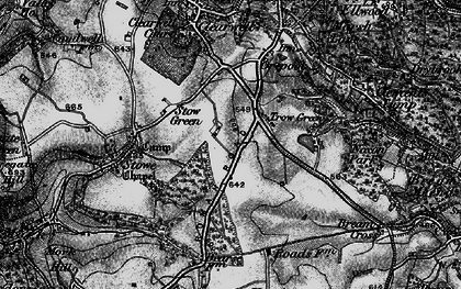 Old map of Bearse Common in 1896