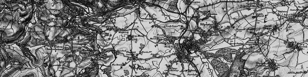 Old map of Wingfield Ho in 1898