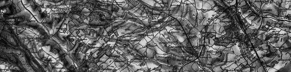 Old map of Trowley Bottom in 1896