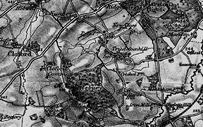 Old map of Trudoxhill in 1898
