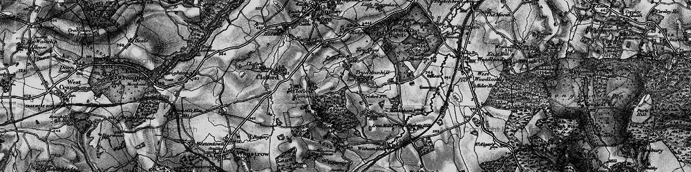 Old map of Trudoxhill in 1898