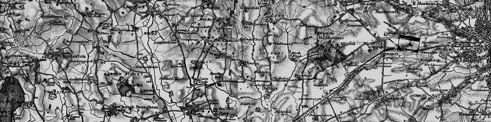 Old map of Trusley in 1897