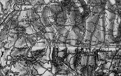 Old map of Trussall in 1895