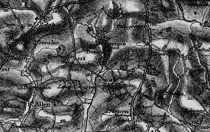 Old map of Tolcarne in 1895