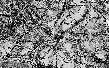 Old map of Truthwall in 1895