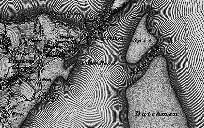 Old map of Trwyn Penmon in 1899