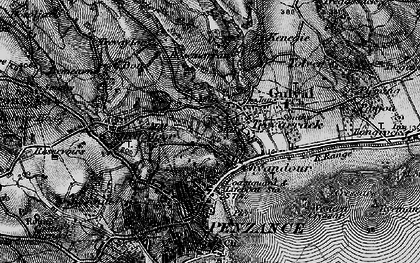Old map of Trythogga in 1895