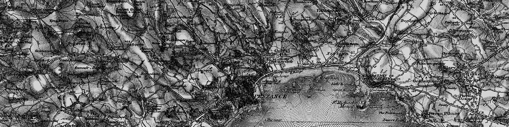 Old map of Trythogga in 1895