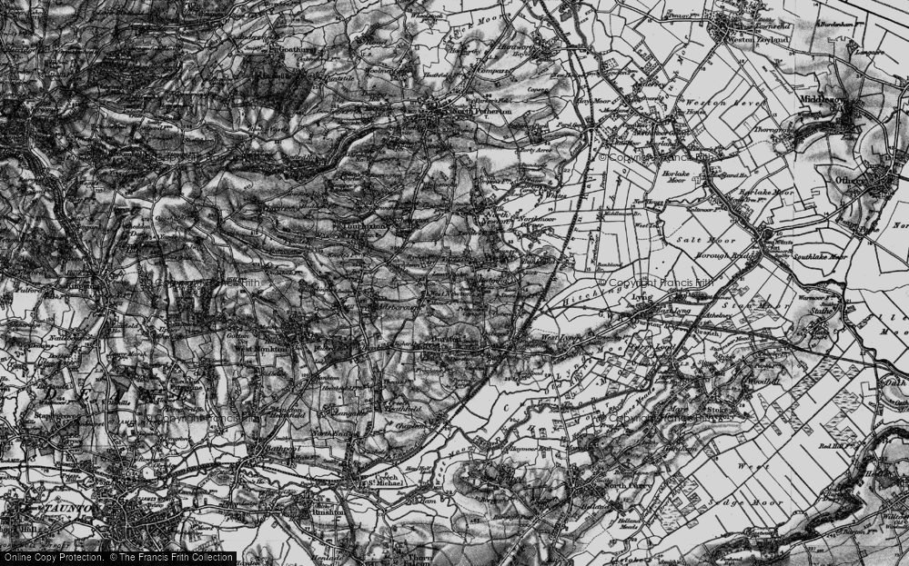 Old Map of Tuckerton, 1898 in 1898