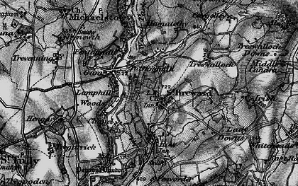 Old map of Tuckingmill in 1895