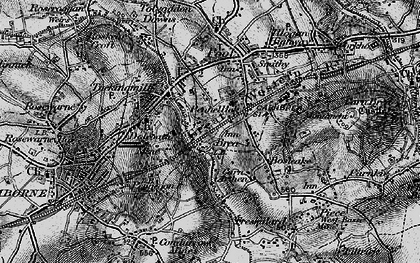 Old map of Tuckingmill in 1896