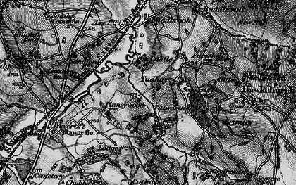 Old map of Tudhay in 1898