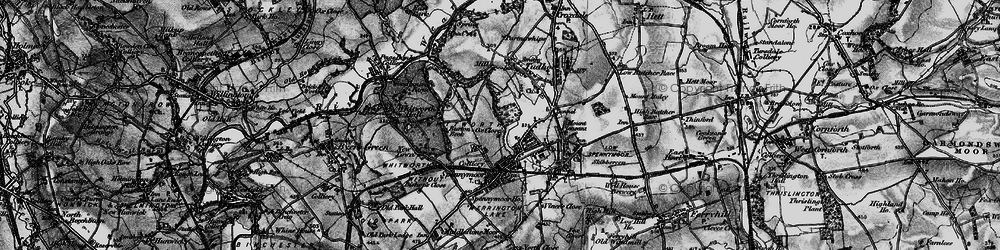 Old map of Tudhoe Grange in 1898