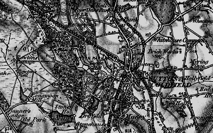 Old map of Tudor Hill in 1899