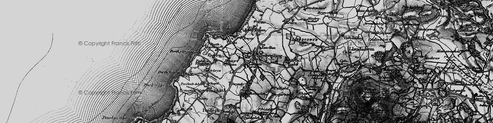 Old map of Tudweiliog in 1898