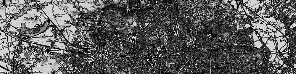 Old map of Tufnell Park in 1896