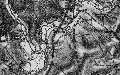 Old map of Tufton in 1895